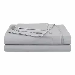 Elysian 700 Thread Count Cotton Sateen Sheet Set King Bed Glacier Grey King 7 Elysian 700 Thread Count Cotton Sateen Sheet Set King Bed Glacier Grey King -Bed Linen store 567814 C 0050 18