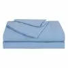 Soren 250 Thread Count Cotton Sheet Set Blue -Bed Linen store 602906 C 0400 00
