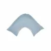 Linen House 300 Thread Count U-Shape Pillowcase Blue U Shape