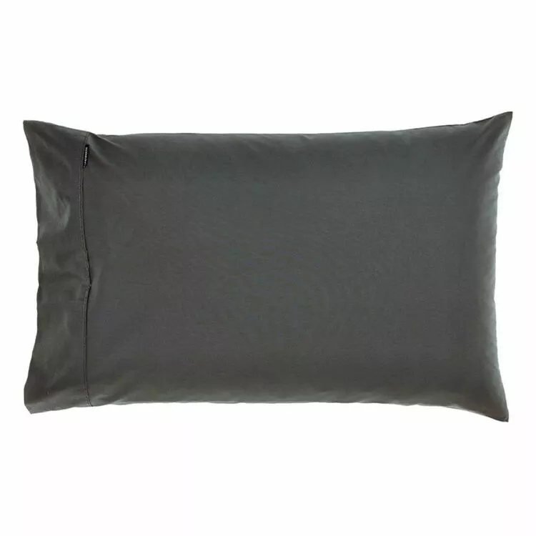 Linen House 300 Thread Count 50x90cm King Size Pillowcase Charcoal 3 Linen House 300 Thread Count 50x90cm King Size Pillowcase Charcoal