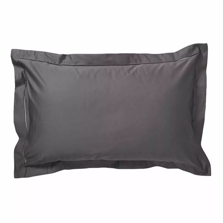 Jane Lamerton Home Jane Lamerton 1000 Thread Count Egyptian Cotton Tailored Pillowcase Charcoal 4 Jane Lamerton Home Jane Lamerton 1000 Thread Count Egyptian Cotton Tailored Pillowcase Charcoal - Image 2