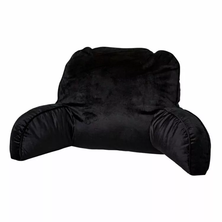 Soren Faux Fur Backrest Cushion Black 4 Soren Faux Fur Backrest Cushion Black - Image 2