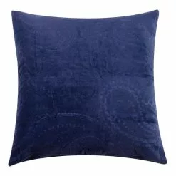 Jane Lamerton Home Cachemire Jacquard European Pillowcase Pair Navy European
