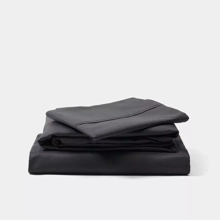 Dri Glo 1000 Thread Count Cotton Rich Sheet Set Single Bed Charcoal 3 Dri Glo 1000 Thread Count Cotton Rich Sheet Set Single Bed Charcoal