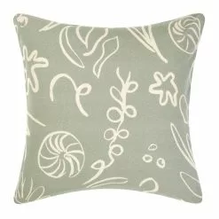 Linen House Adley Cushion 48x48cm Eucalyptus 48 X 48 Cm