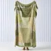 Linen House McKenzie Throw 130x170cm Fern 130 X 170 Cm -Bed Linen store 639296 C 0311 61