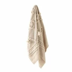 Kas Weaver Throw 130 X 150 Cm Natural 130 X 150 Cm