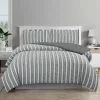 Ardor Cove Quilt Cover Set King Bed Charcoal King