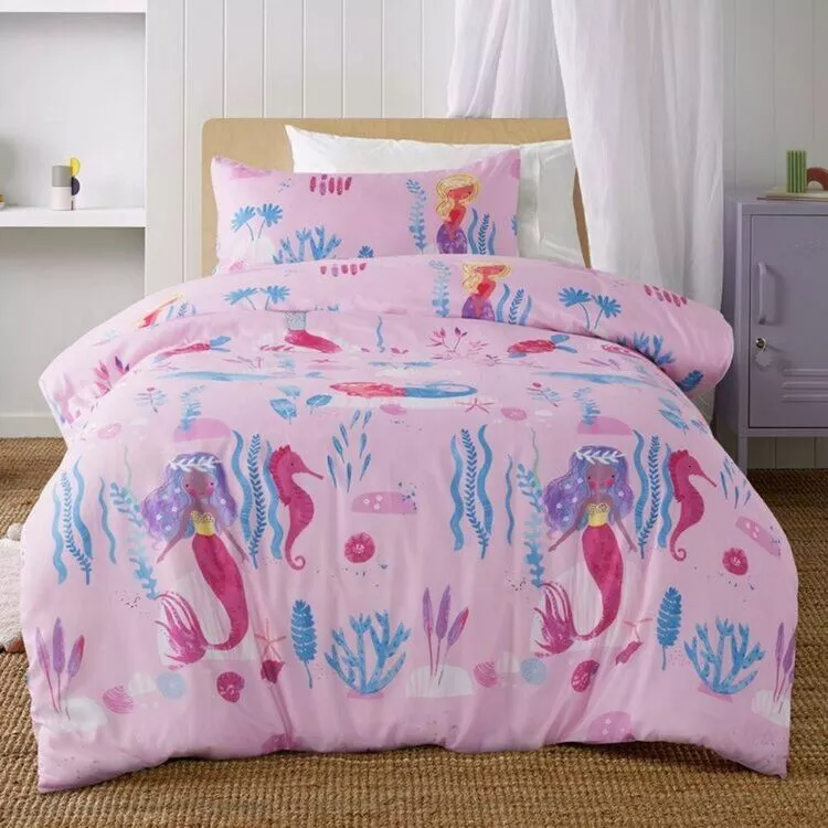 Happy Kids Under The Sea Glow In The Dark Quilt Cover Set Multicoloured 3 Happy Kids Under The Sea Glow In The Dark Quilt Cover Set Multicoloured