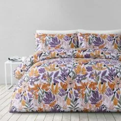 Soren Ethel 250 Thread Count Cotton Quilt Cover Set Multicoloured