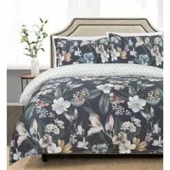 Jane Lamerton Home Bouquet Cotton Sateen Quilt Cover Set Multicoloured