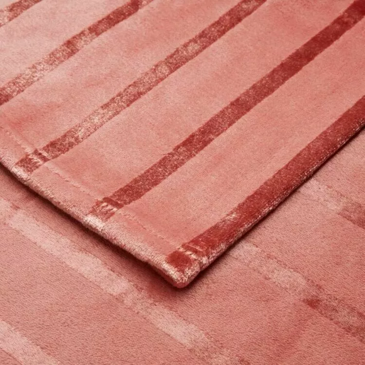 Soren New Lola Flannel Throw 130x170cm Blush 3 Soren New Lola Flannel Throw 130x170cm Blush