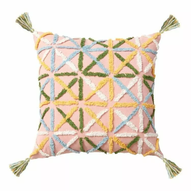 Accessorize Adena Cushion 45x45cm Blush 3 Accessorize Adena Cushion 45x45cm Blush