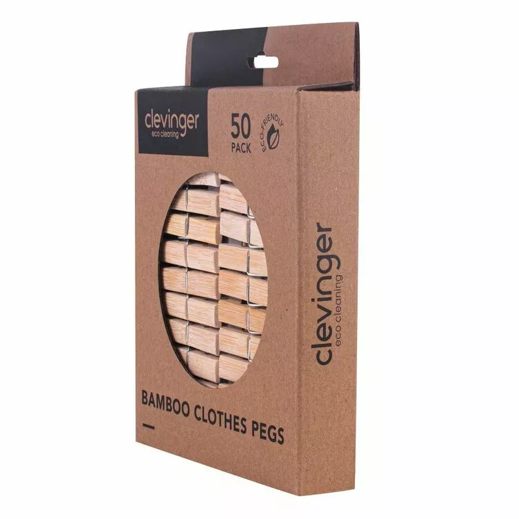 Clevinger Bamboo Pegs - 50 Pack 5 Clevinger Bamboo Pegs - 50 Pack - Image 3