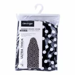 Clevinger Ironing Board Black And White Cover -Bed Linen store BP634210 nc