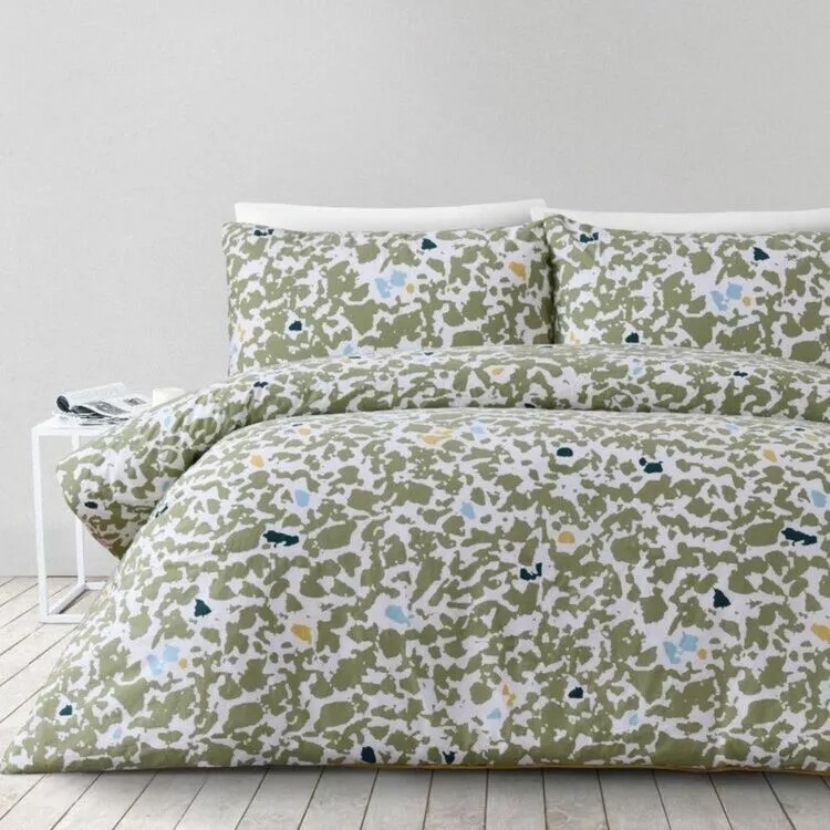 Soren Camou Cotton Quilt Cover Set Multicoloured 3 Soren Camou Cotton Quilt Cover Set Multicoloured