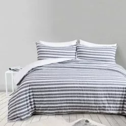 Shaynna Blaze Seaside Jacquard Quilt Cover Set Multicoloured