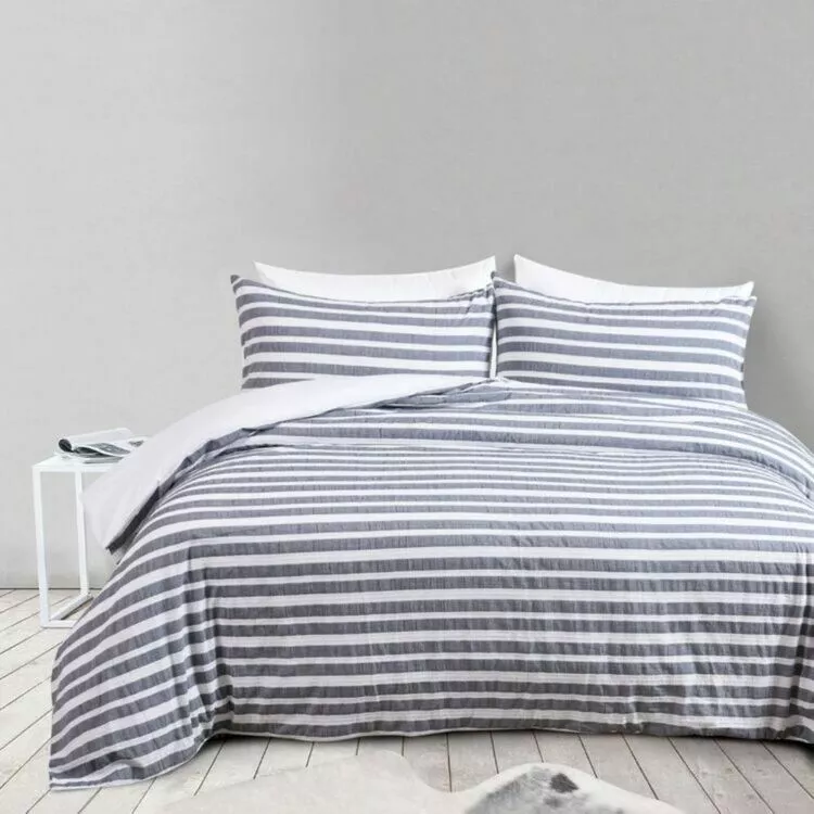 Shaynna Blaze Seaside Jacquard Quilt Cover Set Multicoloured 3 Shaynna Blaze Seaside Jacquard Quilt Cover Set Multicoloured