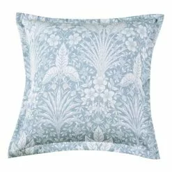 Elysian Brookfield Jacquard European Pillowcase Pair Blue European
