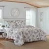 Laura Ashley Keighley Coverlet Set Queen Bed Lilac Queen 1 Laura Ashley Keighley Coverlet Set Queen Bed Lilac Queen -Bed Linen store BP640989001 lilac