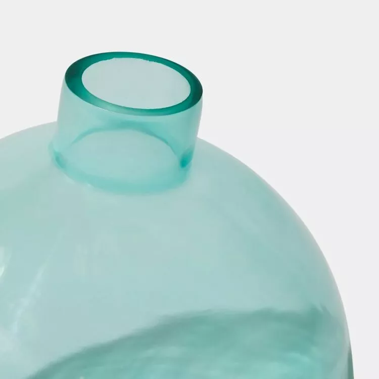 Soren Sparkle Teal Ball Vase 3 Soren Sparkle Teal Ball Vase