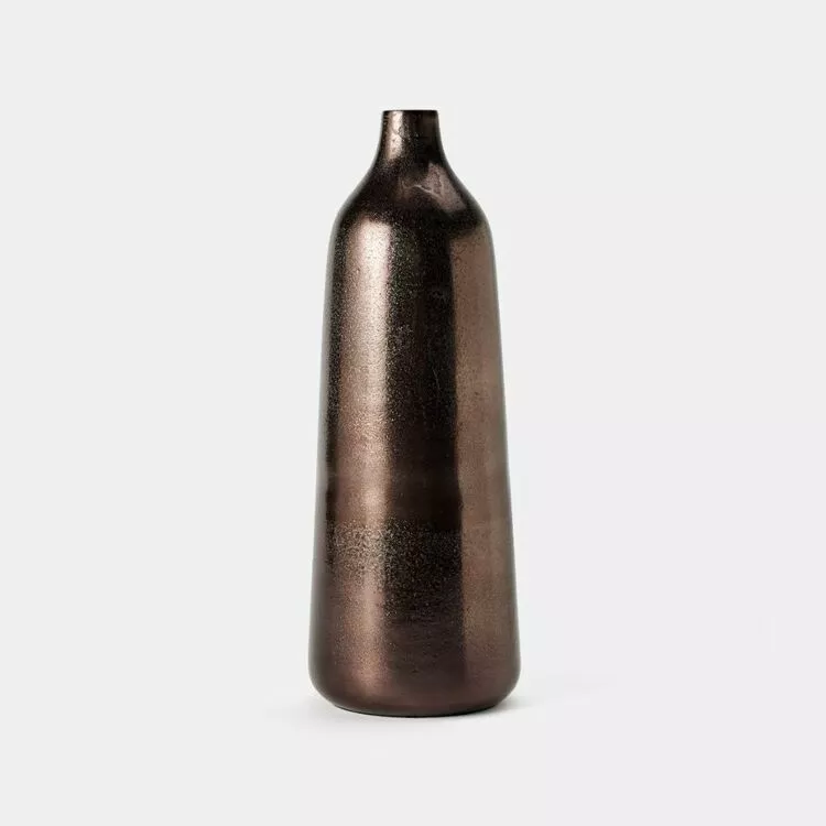 Soren Mida Small Bronze Aluminium Vase 4 Soren Mida Small Bronze Aluminium Vase - Image 2