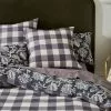 Warwick Home Chirala European Pillowcase Charcoal European -Bed Linen store BP642120001 charcoal