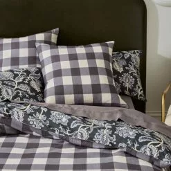 Warwick Home Chirala European Pillowcase Charcoal European