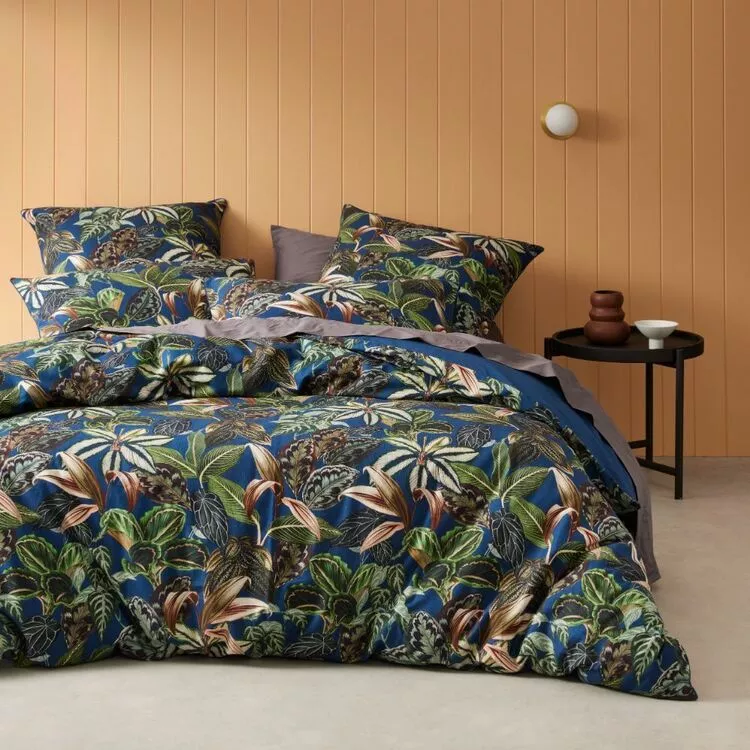 Warwick Home Zanzibar Quilt Cover Set Navy 3 Warwick Home Zanzibar Quilt Cover Set Navy