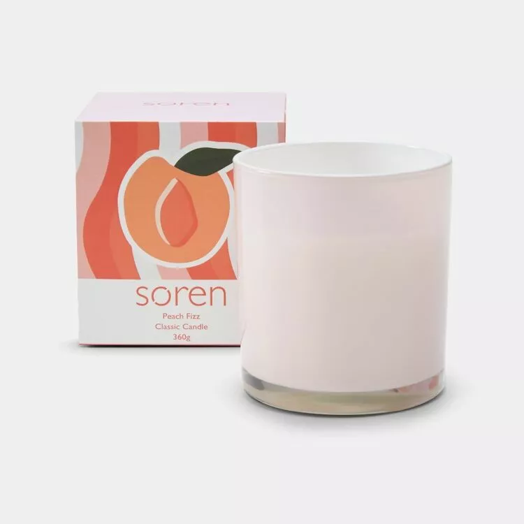 Soren Peach Fizz Candle 360 G 3 Soren Peach Fizz Candle 360 G
