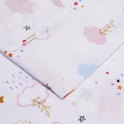Happy Kids Unicorn Print Microfibre Sheet Set Multicoloured