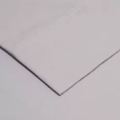 Chyka Home 300 TC Washed Cotton Percale Sheet Set Grey