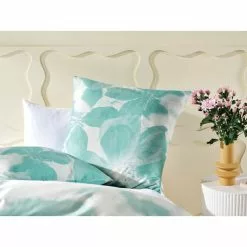 Linen House Patrizia Cotton European Pillowcase Turquoise European