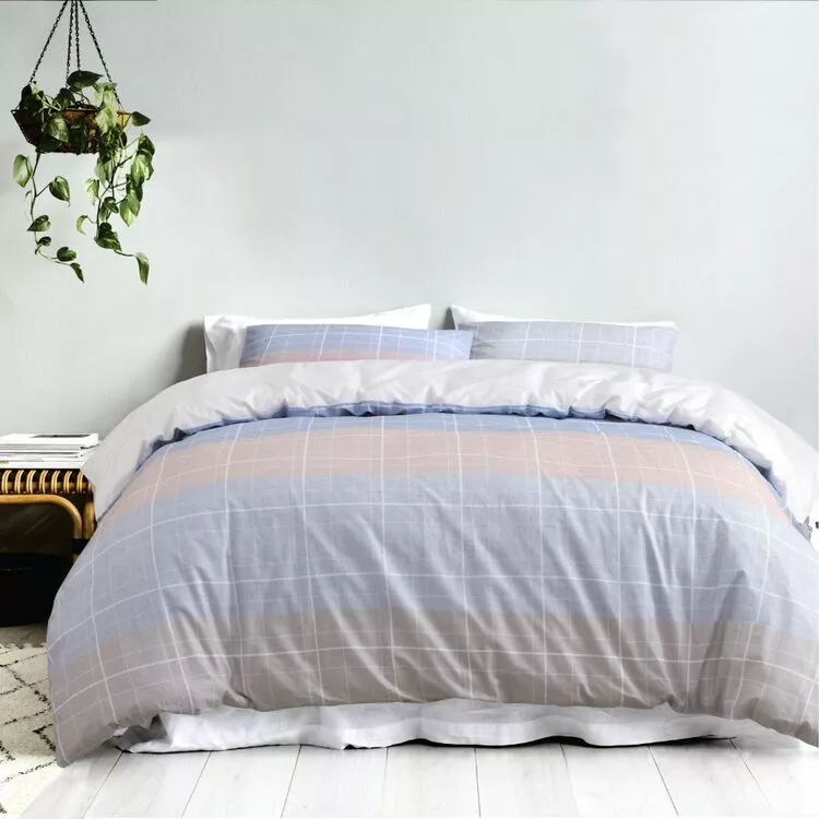 Gainsborough Fleming Check Quilt Cover Set Multicoloured 3 Gainsborough Fleming Check Quilt Cover Set Multicoloured