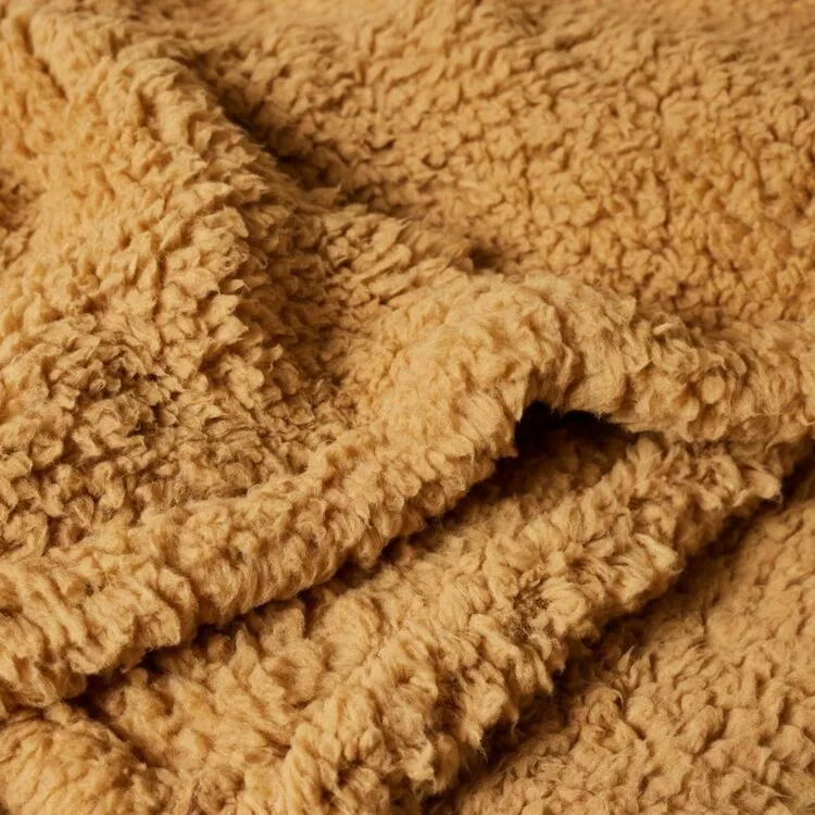 Soren Teddy Fleece Throw Caramel 130 X 170 Cm 3 Soren Teddy Fleece Throw Caramel 130 X 170 Cm