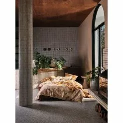 Linen House Olli Cotton Quilt Cover Set Pink