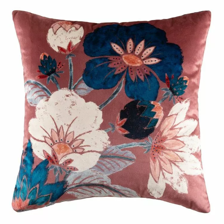 Kas Imani Cushion Multicoloured Floral 50 X 50 Cm 4 Kas Imani Cushion Multicoloured Floral 50 X 50 Cm - Image 2