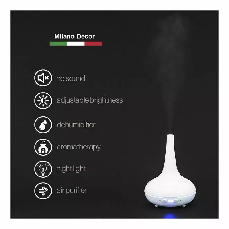 Milano Decor Aroma Diffuser Wht 0501167 3 Milano Decor Aroma Diffuser Wht 0501167