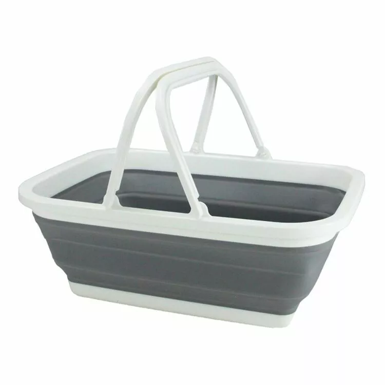 Seymours Collapse-A Basket With Handles Grey 4 Seymours Collapse-A Basket With Handles Grey - Image 2