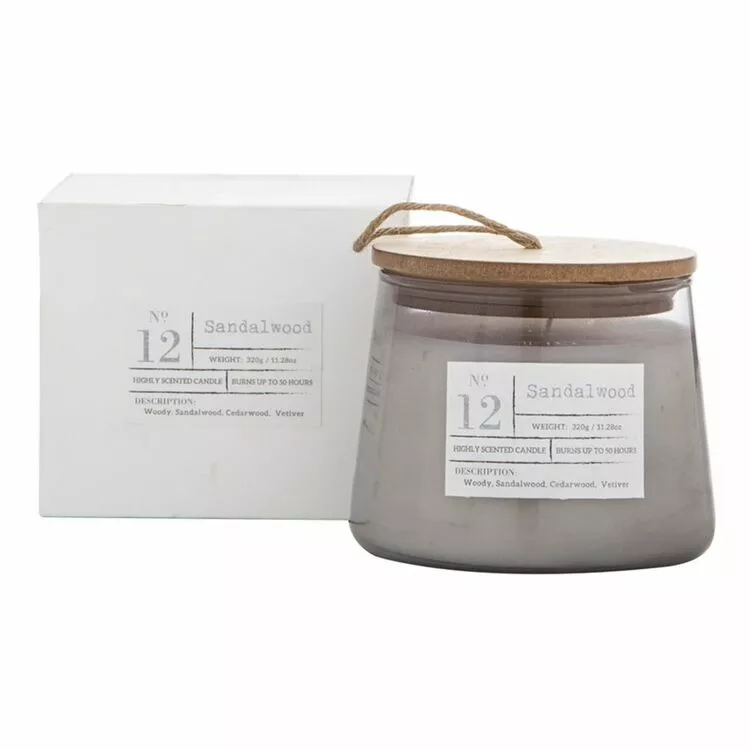 Amalfi Sandalwood Scented Candle Jar 3 Amalfi Sandalwood Scented Candle Jar