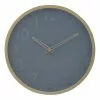 Emporium Hildie Wall Clock 30.5x4.1x30.5cm Blue/Natural -Bed Linen store SP 632433