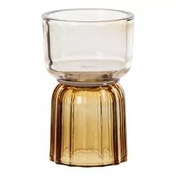 Amalfi Palais Candle Holder 10.5 X 16.5 Cm Orange