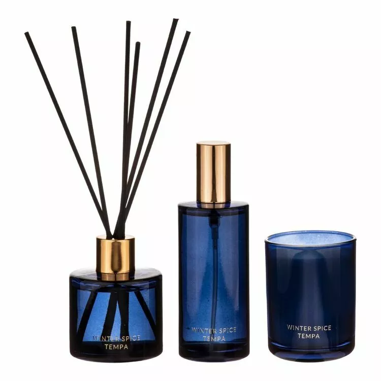 Tempa Luna Winter Spice Candle, Diffuser & Room Spray Gift Set 3 Tempa Luna Winter Spice Candle, Diffuser & Room Spray Gift Set