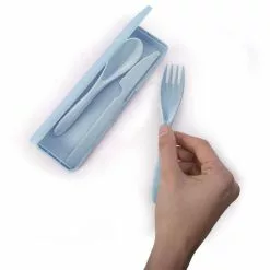 IS Gifts Wheat Straw Cutlery Set 3 Assorted Colours Set Of 1 8 IS Gifts Wheat Straw Cutlery Set 3 Assorted Colours Set Of 1 -Bed Linen store SP 636833 2