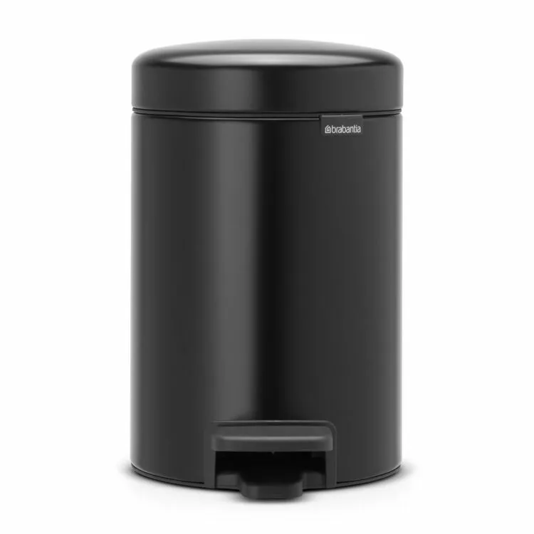 Brabantia Pedal Bin NewICON 3L Matt Black 3 Brabantia Pedal Bin NewICON 3L Matt Black