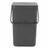 Brabantia Waste Bin Sort & Go 25L Grey 1 Brabantia Waste Bin Sort & Go 25L Grey -Bed Linen store SP 636965