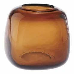 Linen House 15cm Vase Indiana Amber