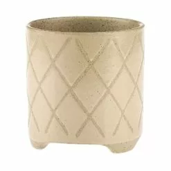 Linen House 16cm Planter Pot Estrada Caramel