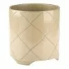Linen House 24cm Planter Pot Estrada Caramel -Bed Linen store SP 638432