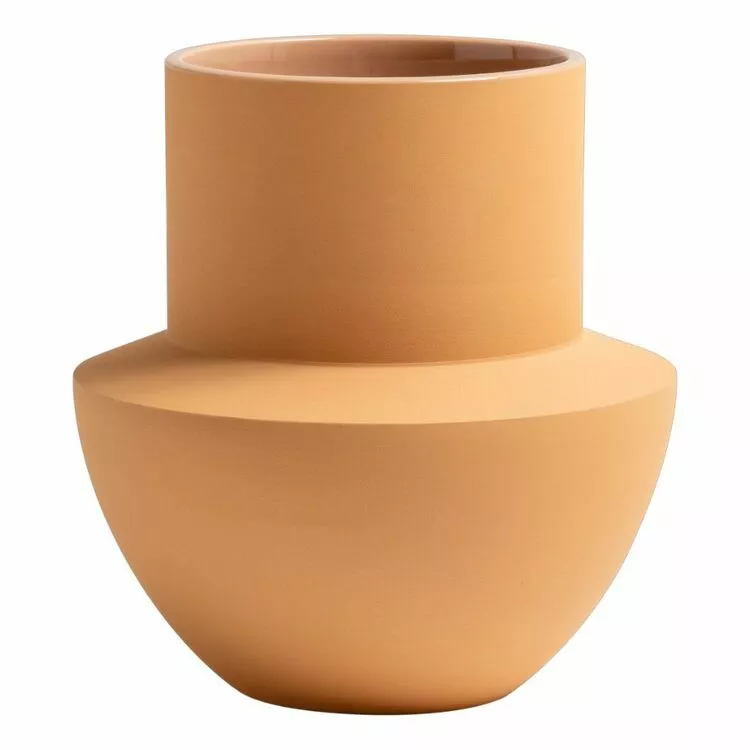 Kas Jupiter Vase Ochre 20 X 20 X 19.5 Cm 3 Kas Jupiter Vase Ochre 20 X 20 X 19.5 Cm